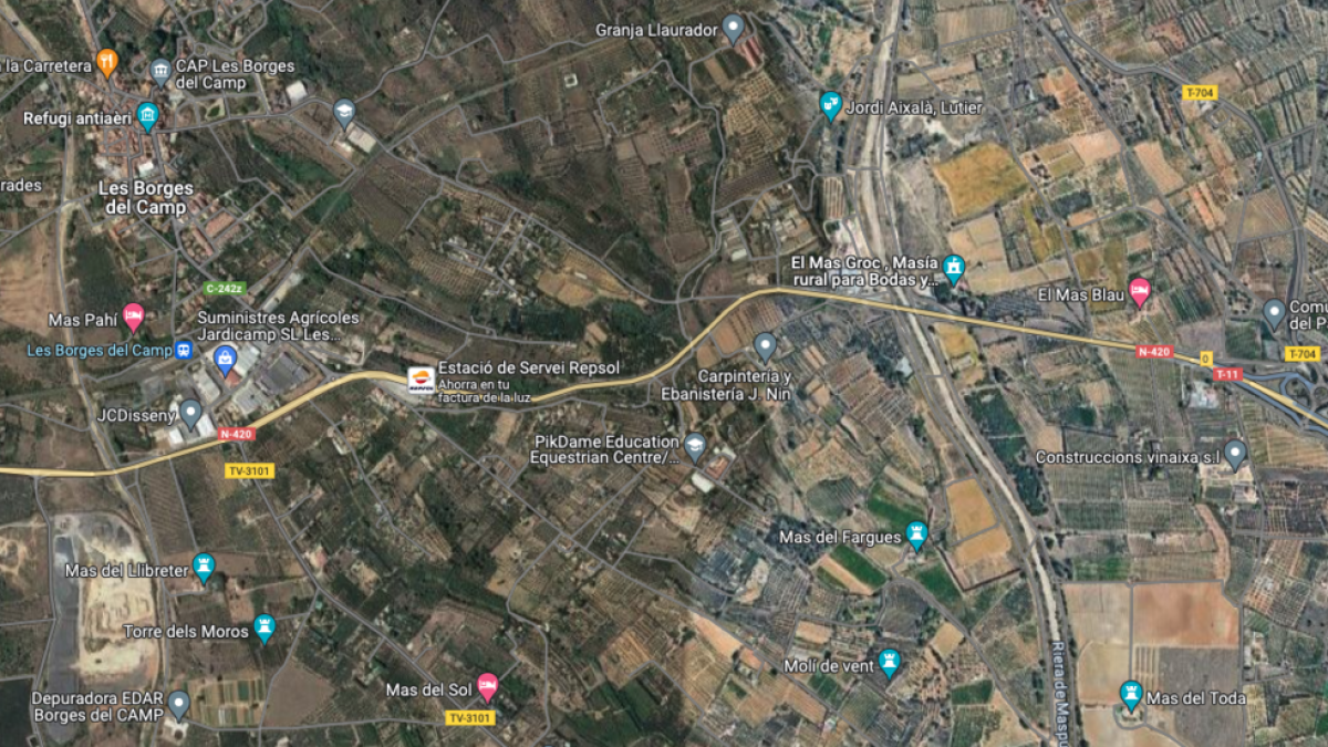 Adjudiquen 2,5 MEUR a les obres en interseccions i accessos de l'N-420 a Botarell, les Borges del Camp i Riudoms