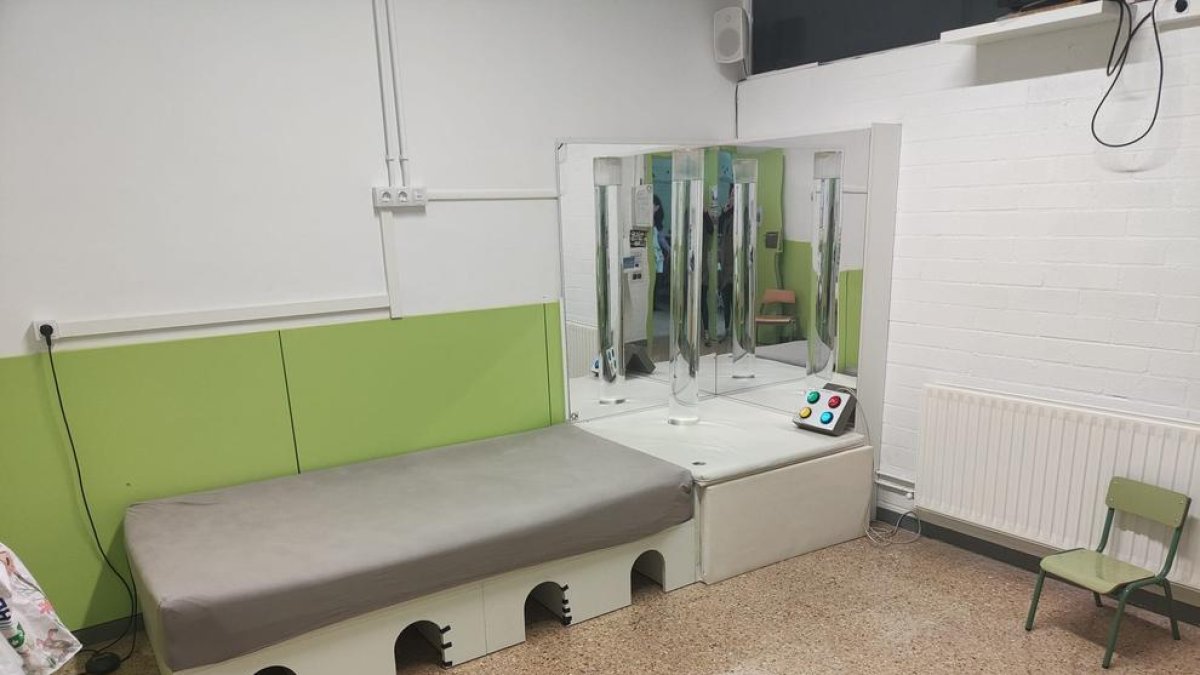 El CEE Font del Lleó ampliarà la seva aula multisensorial amb nous elements