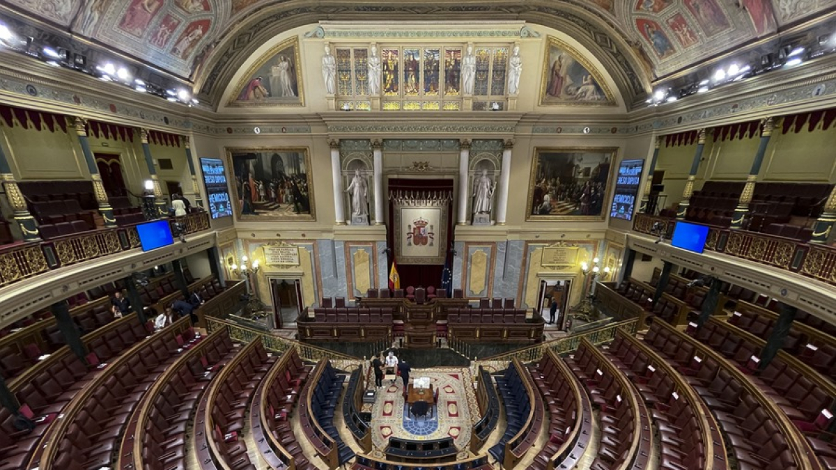 Plano general del Congreso de los Diputados.