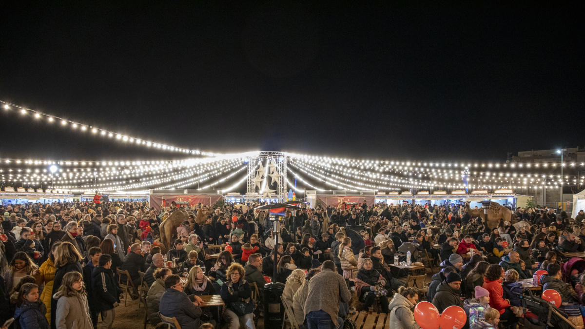 Imagen de la Feria de Navidad del Morell de este año.