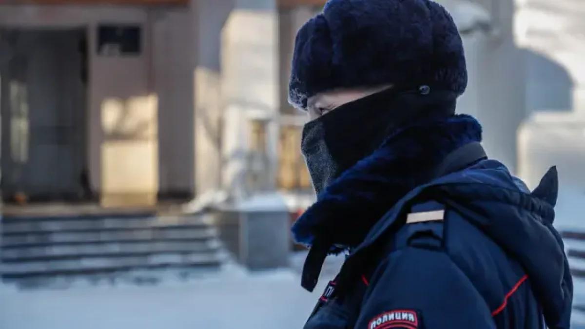 Imatge d'arxiu d'un policia a Moscou.