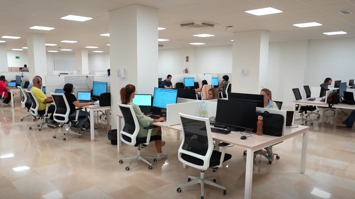 Centro de Competencias Digitales (CCD) de Renfe en Linares.