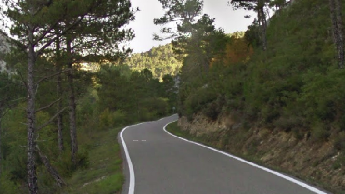 Imatge de la T-201 entre Pontils i Querol.