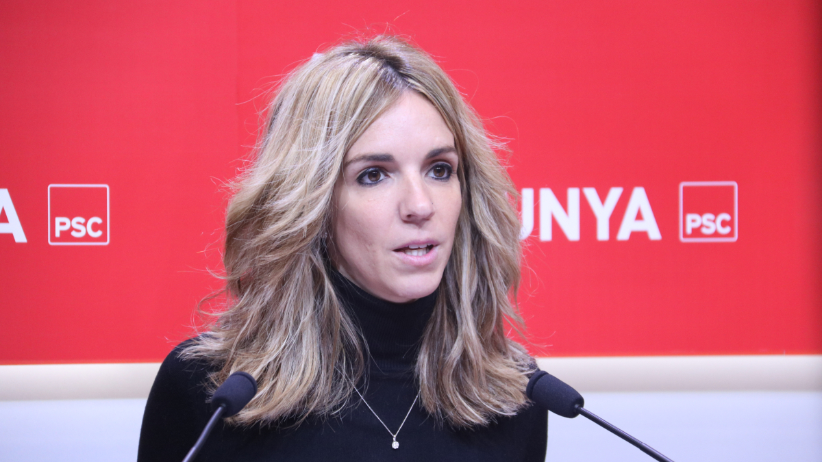 La portavoz del PSC, Èlia Tortolero.