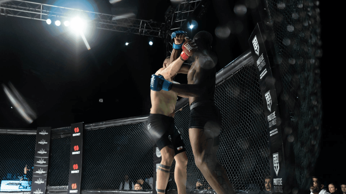 Imatge d'un combat de l'Ansgar Fighting League