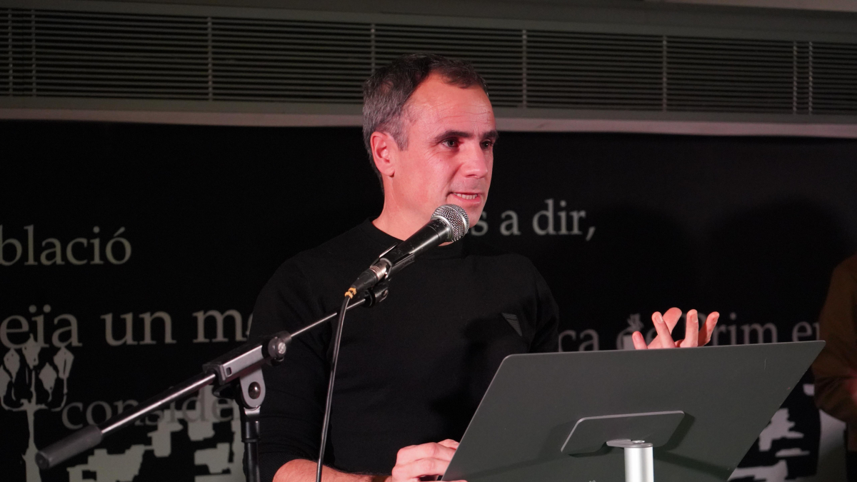 Jordi Romeu Carol, guanyador del III Premi de Narrativa Ciutat de Reus.