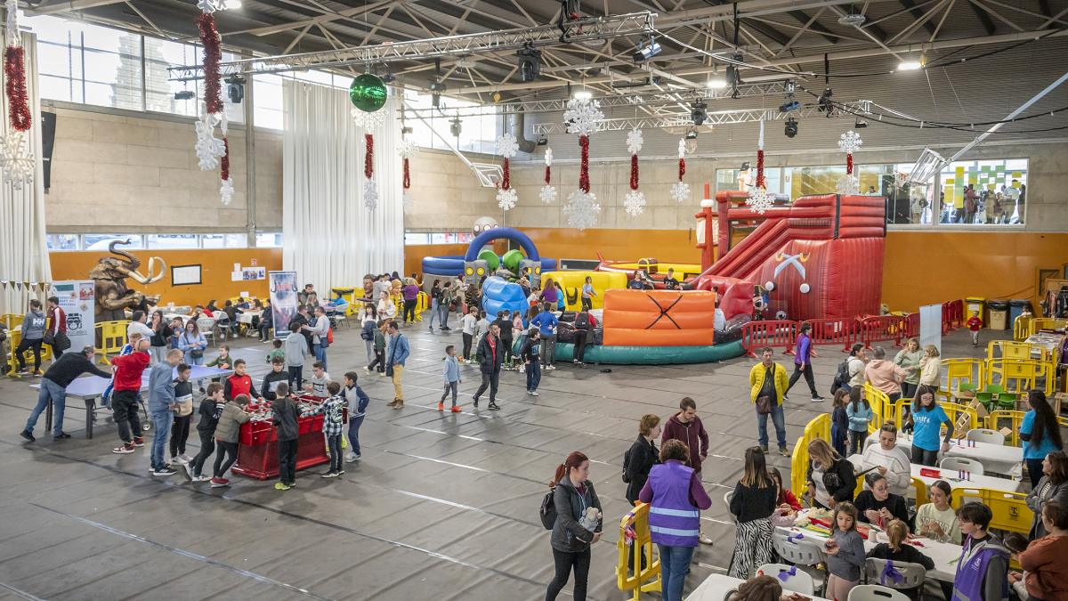 Parc de Nadal de la Canonja amb fotografies de l’any passat.