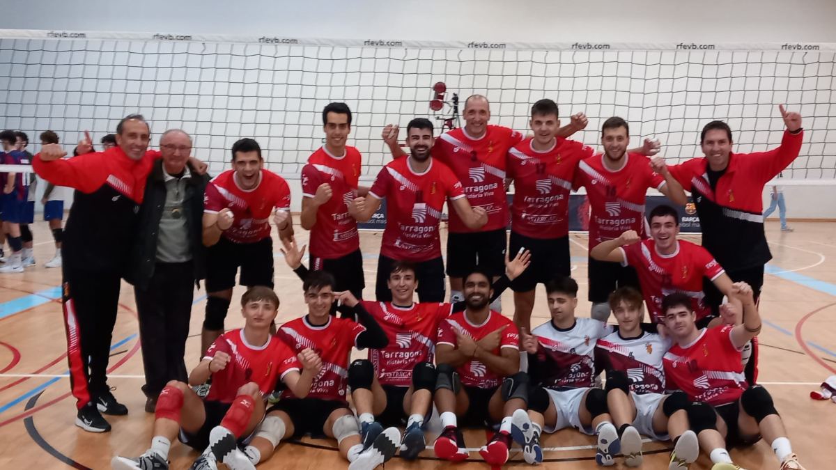 La plantilla del CV Sant Pere i Sant Pau.