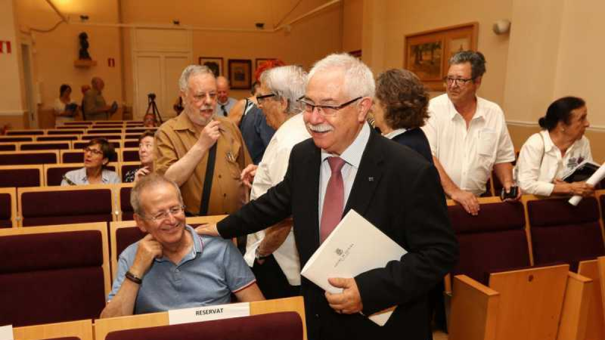 Imatge d’arxiu de Lluis Miquel Pérez, quan va ser escollit president del Centre de Lectura.