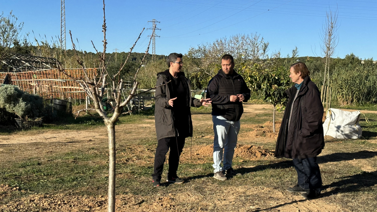 Una part del nou refugi climàtic a Cal Dània.