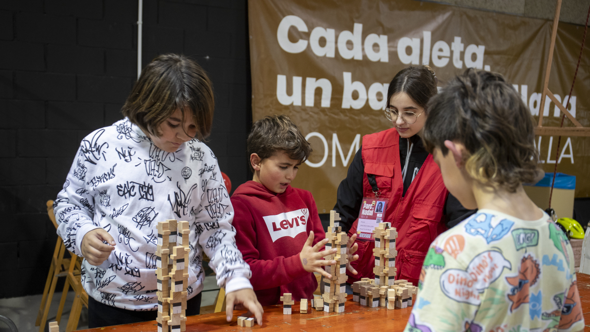 Les mujeres también dejan huella en el Parque de Navidad de Reus