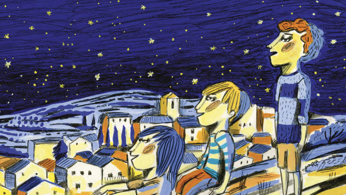 Les ilustraciones del cuento, como esta de la cubierta, son de Ignasi Blanch.