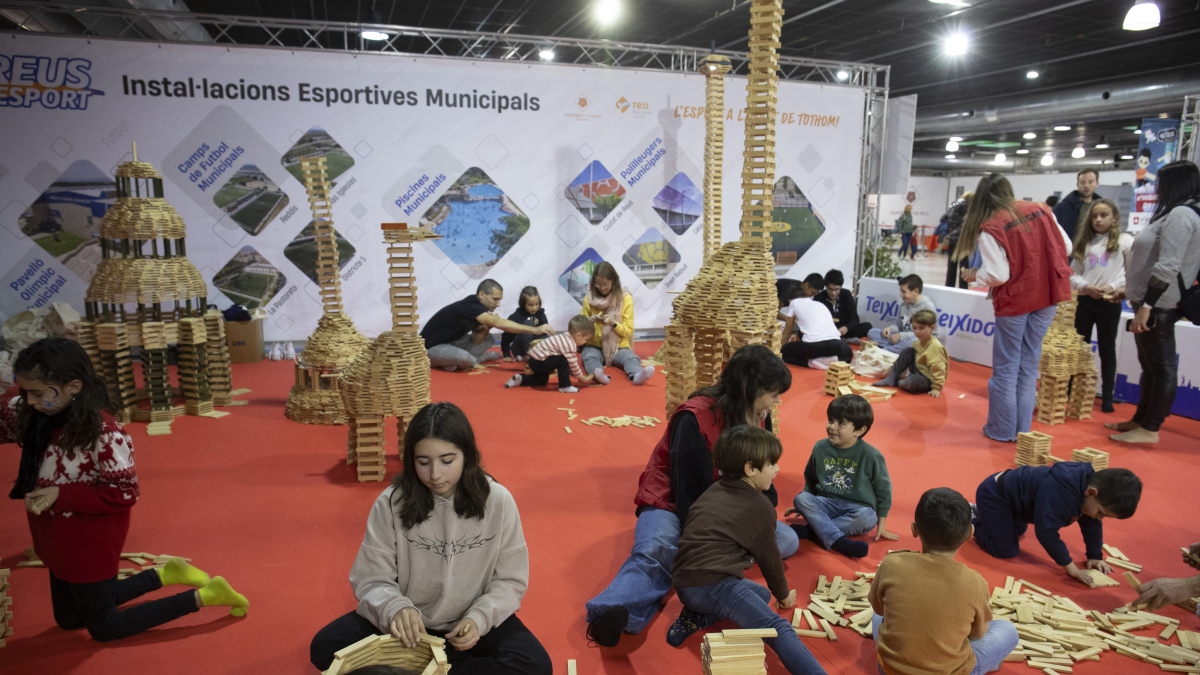Construir amb peces de ‘kapla’ ha estat una de les propostes més ben valorades.