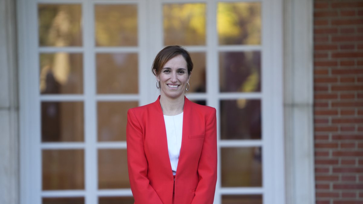 La ministra de Sanidad, Mónica García, este miércoles en Madrid.