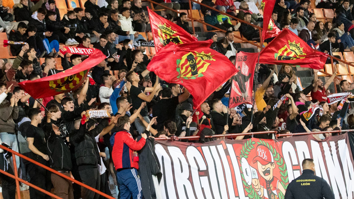 Imatge de l'afició del Nàstic.