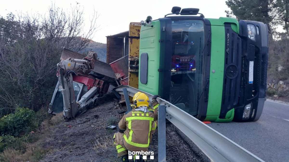 Imatge de l'accident.