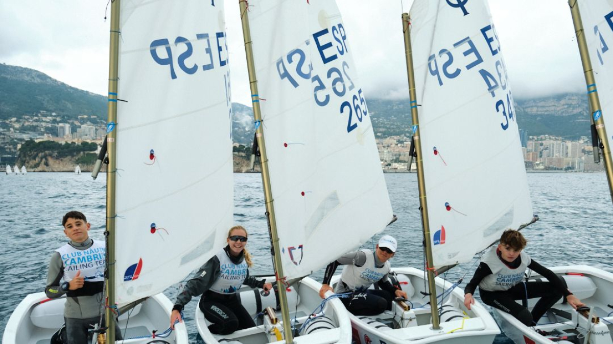 Fotos de l’equip d’Optimist a Monaco.