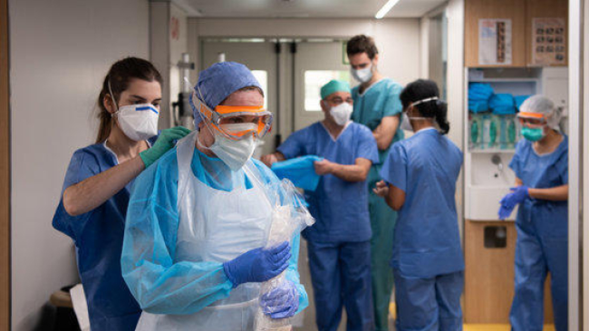 Imagen en un hospital.