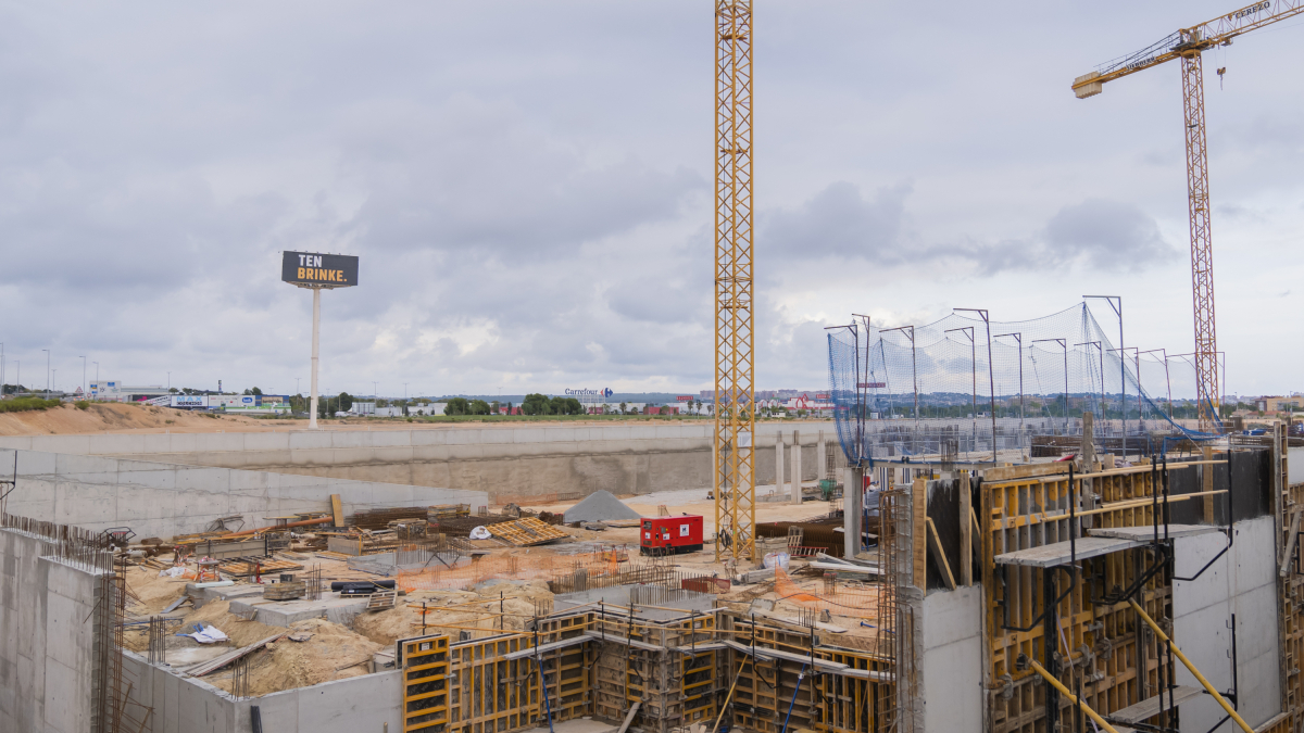 Las obras del futuro hospital avanzan a buen ritmo.
