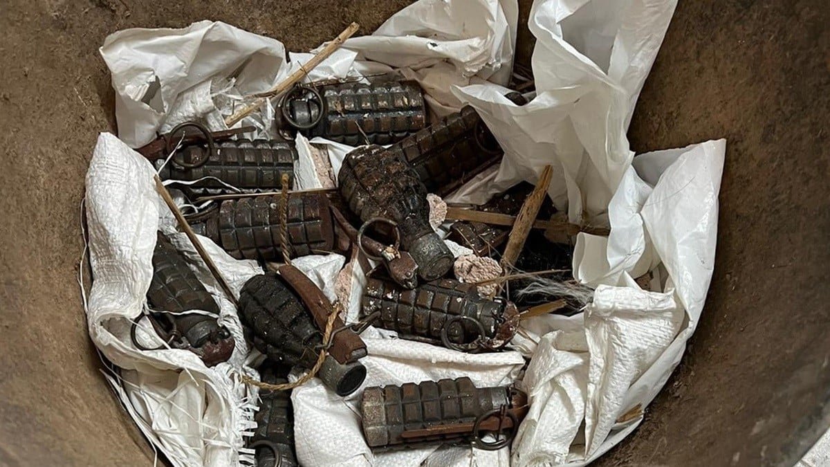 Las granadas aparecidas en Castellbisbal.