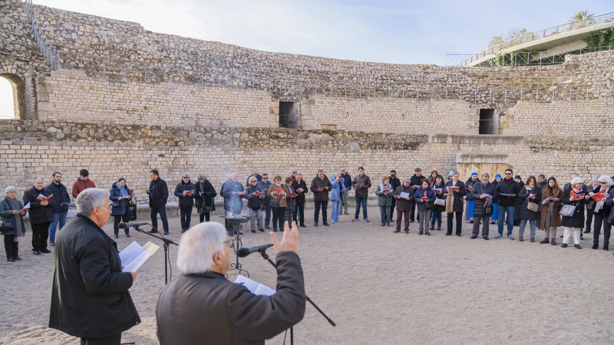 Pregària i lectura de la Passió Fructuosi.