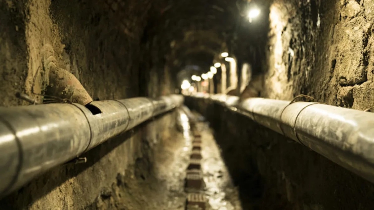 Imagen de las cloacas de Barcelona.