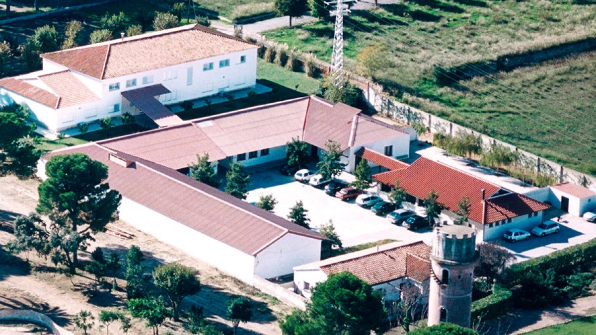 Vista aèria del Centre de Formació i Estudis Agrorurals.