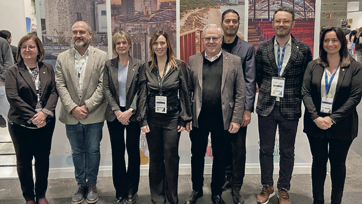 Els representants de l’Aliança Turística, formada per Salou, Vila-seca, Cambrils i Reus.