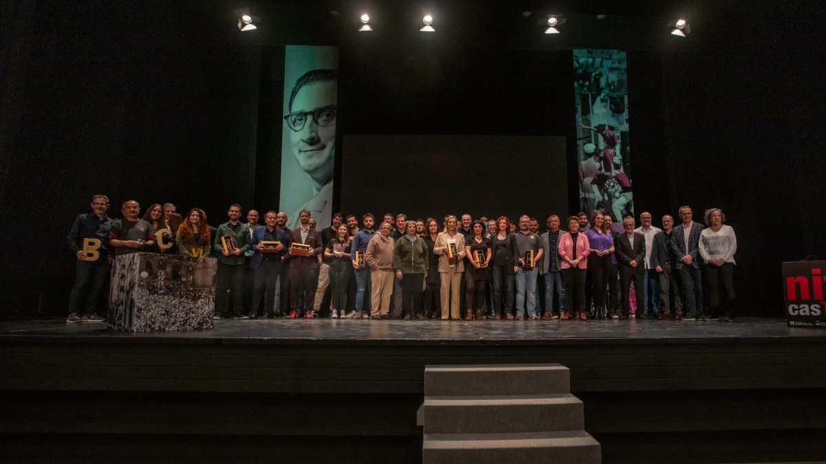 Els guardonats de la Nit de Castells.