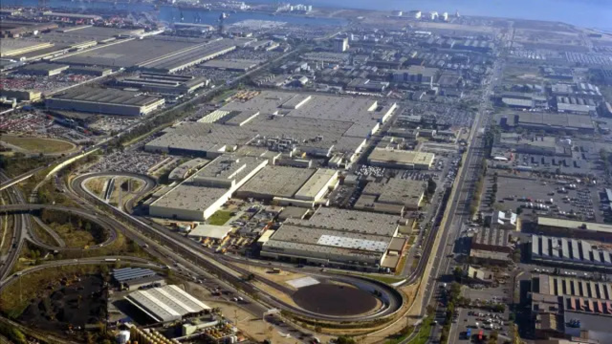 Planta de Nissan a la Zona Franca de Barcelona.