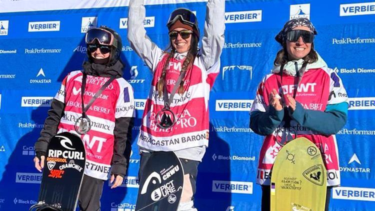 Imatge de Núria Castán celebrant la victòria.