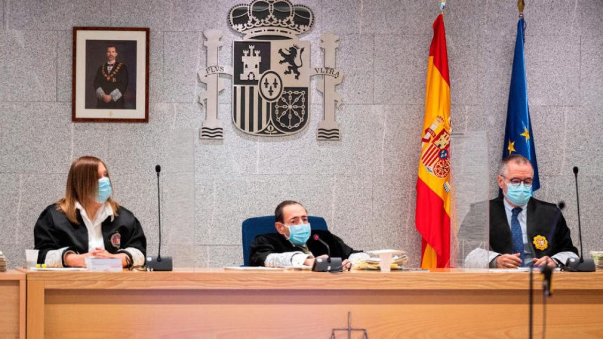 Imagen del juicio del 17-a en la Audiencia Nacional.