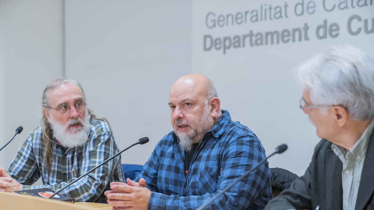Francesc Ribera ‘Tito’ en la presentación de la novela este jueves en Tarragona.