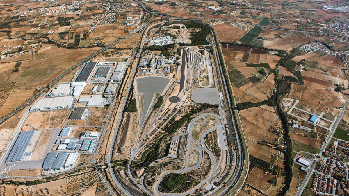 Plano general aéreo de las instalaciones de Applus Idiada, en Santa Oliva.