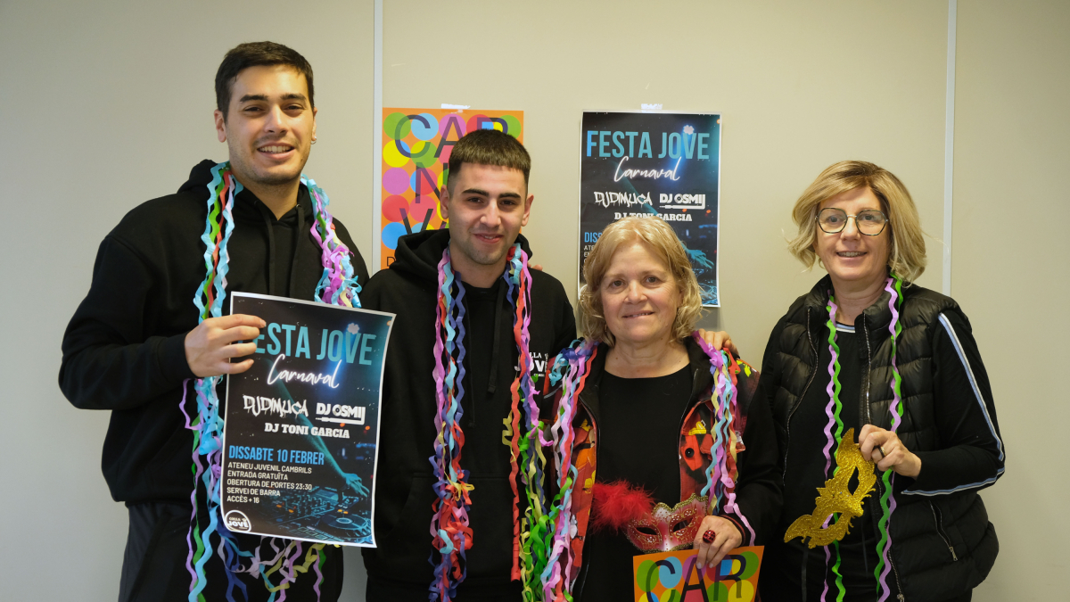 Imagen del acto de presentación del programa de actos del Carnaval de Cambrils.