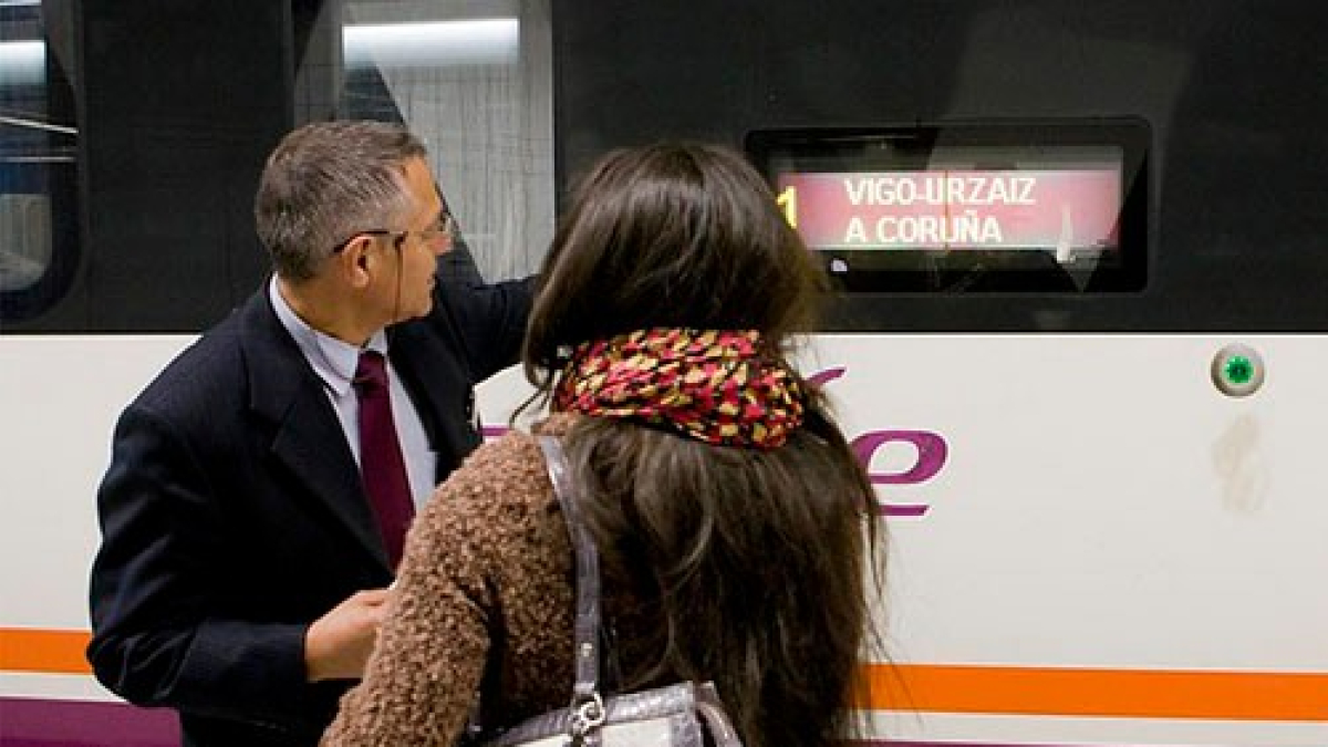 Imatge d'un treballador de Renfe.