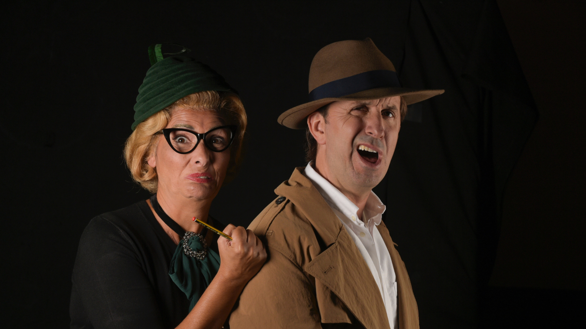 Fotografia promocional dels protagonistes de Hitchcock la comèdia