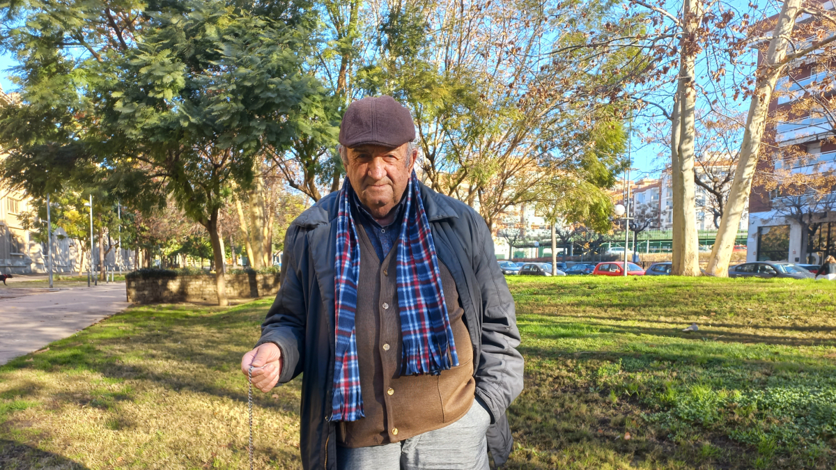 Pere Maria Sanromà a Tarragona on, assegura, hi ha molta aigua subterrània.