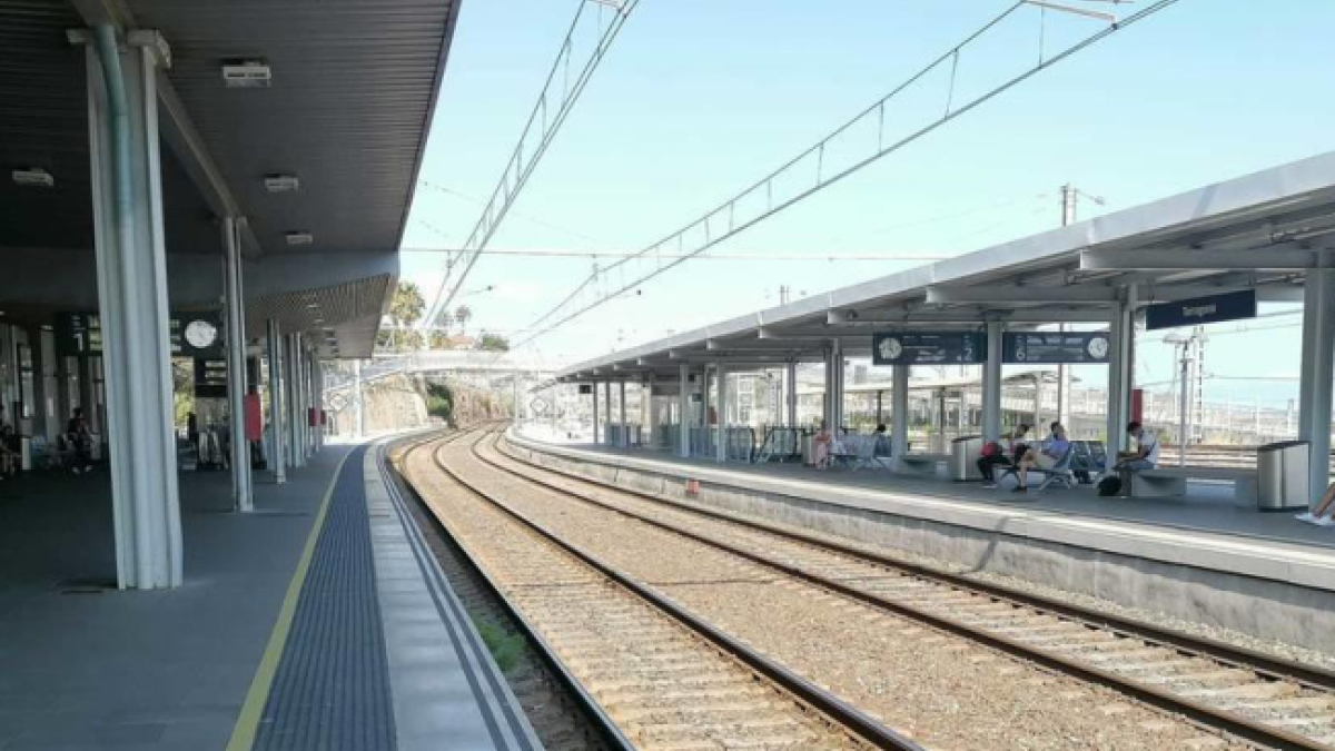 Imatge de l'estació de trens de Tarragona.