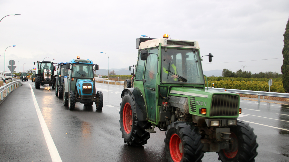 Imatge d'arxiu de les protestes dels pagesos