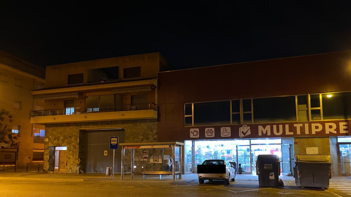 La parada d’autobús de la C-31.