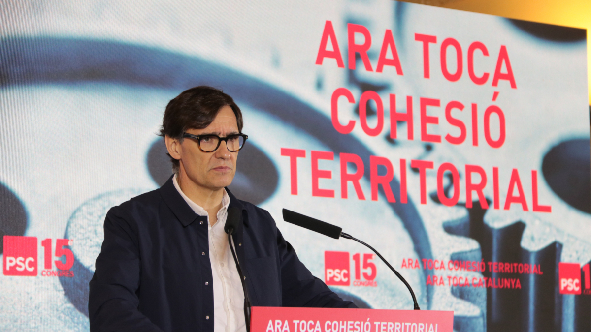 Imatge de Salvador Illa a Tortosa.