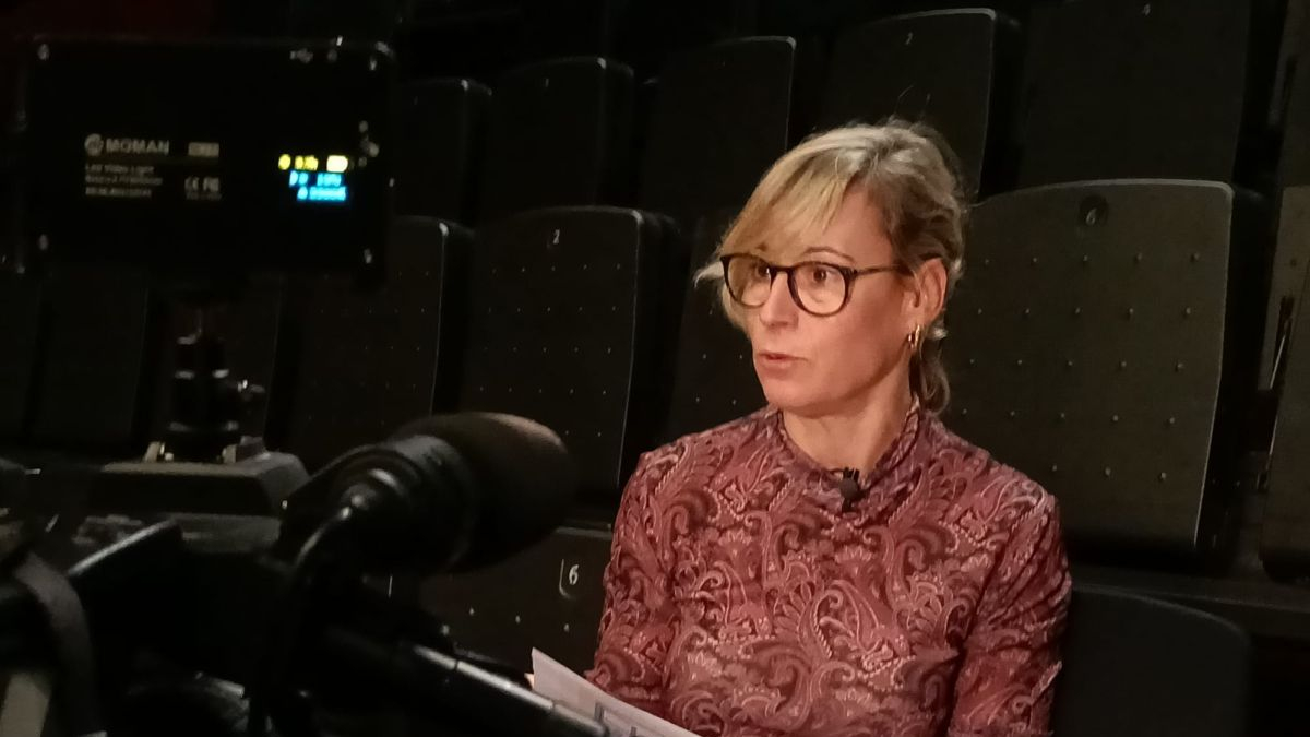 Imatge de la preparació de l'Acte Inaugural de l'Any Guimerà