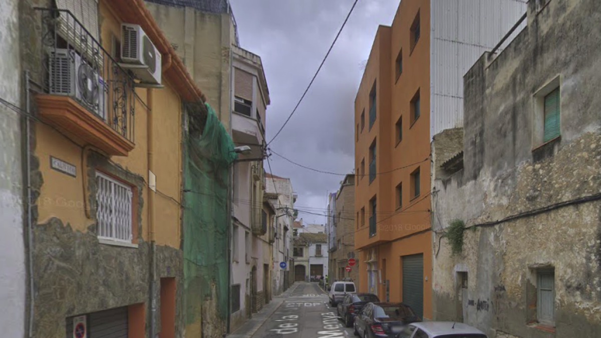 Imagen de la calle Nou del Vendrell.