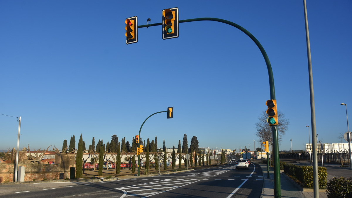 Imatge d'arxiu de l'antiga carretera de la Riera