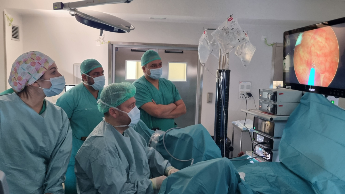 Intervenció quirúrgica a l'Hospital de Tortosa Verge de la Cinta.