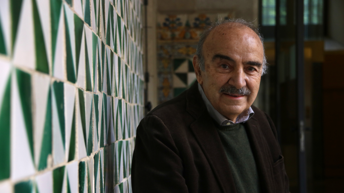 Joaquim Mallafré, membre de la comissió de la Fundació Mercè Rodoreda, a l'IEC.