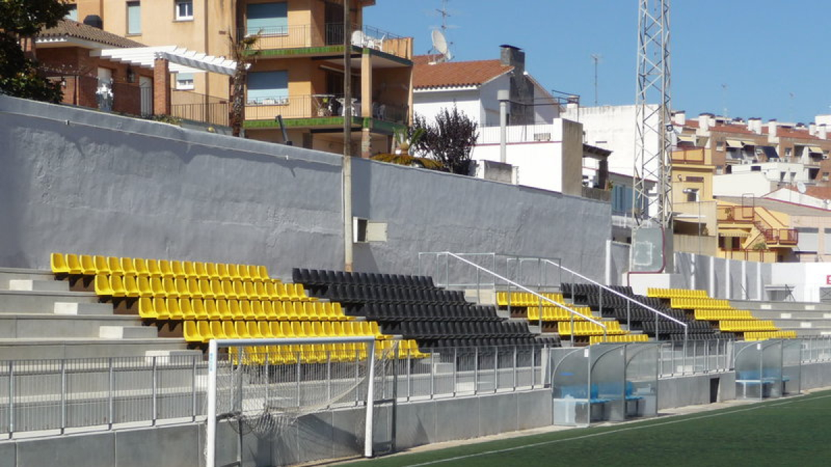 imagen del estadio del CE Mataró.