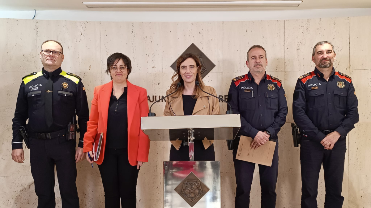 Imagen de la Rueda de prensa sobre la Junta Local de Seguridad