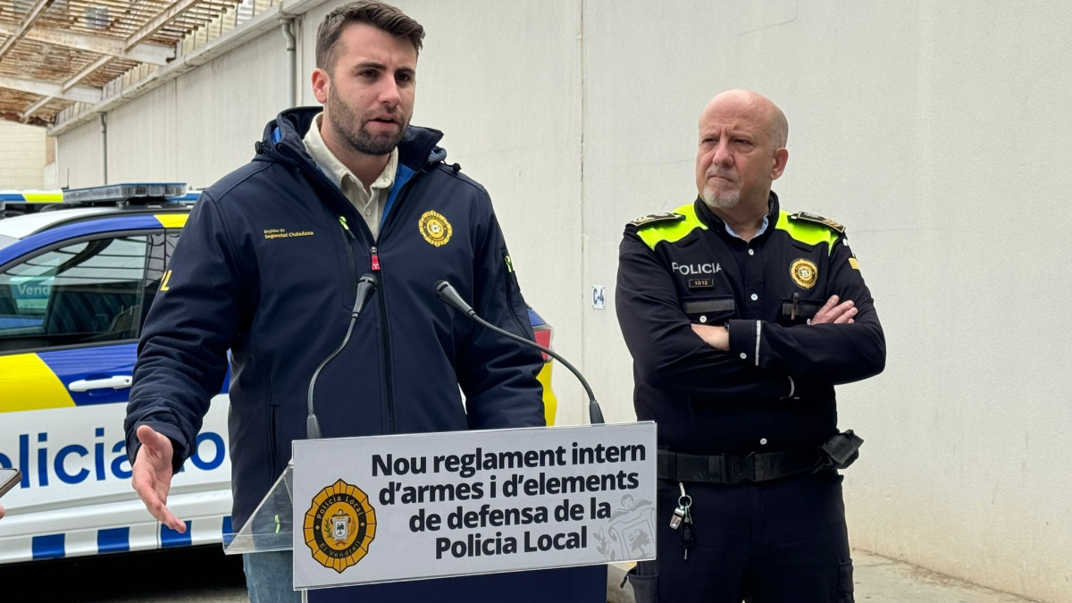 Imagen de la presentación del Nuevo reglamento interno de armas